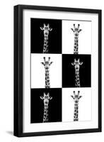 Safari Profile Collection - Giraffes-Philippe Hugonnard-Framed Photographic Print