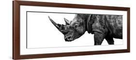 Safari Profile Collection - Rhino White Edition III-Philippe Hugonnard-Framed Photographic Print