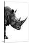 Safari Profile Collection - Rhino White Edition IV-Philippe Hugonnard-Stretched Canvas