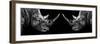 Safari Profile Collection - Rhinos Face to Face Black Edition II-Philippe Hugonnard-Framed Photographic Print