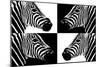 Safari Profile Collection - Zebras III-Philippe Hugonnard-Mounted Photographic Print