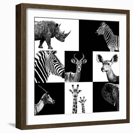 Safari Profile Collection-Philippe Hugonnard-Framed Photographic Print