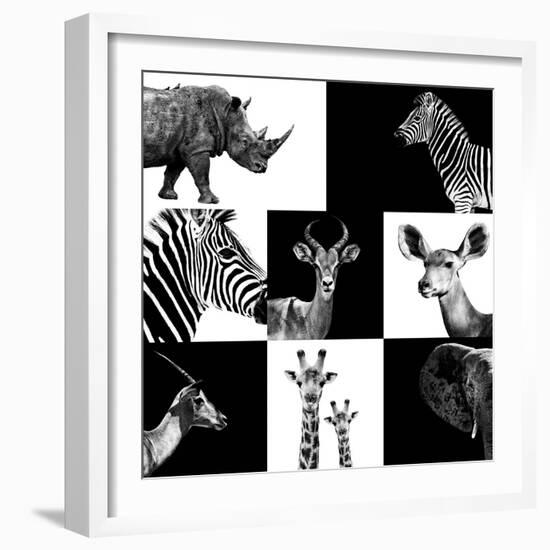 Safari Profile Collection-Philippe Hugonnard-Framed Photographic Print