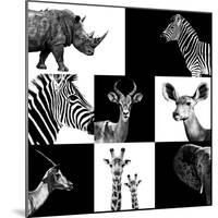 Safari Profile Collection-Philippe Hugonnard-Mounted Photographic Print