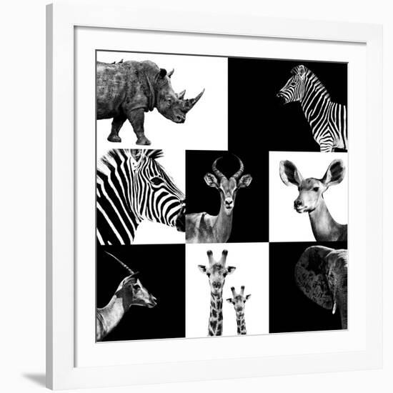 Safari Profile Collection-Philippe Hugonnard-Framed Photographic Print