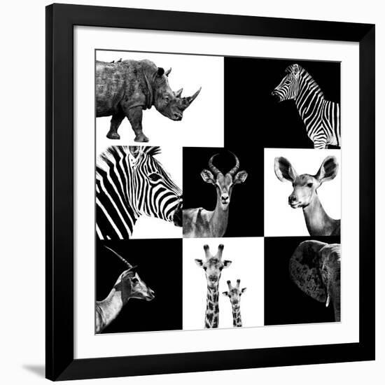 Safari Profile Collection-Philippe Hugonnard-Framed Photographic Print