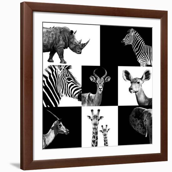 Safari Profile Collection-Philippe Hugonnard-Framed Photographic Print