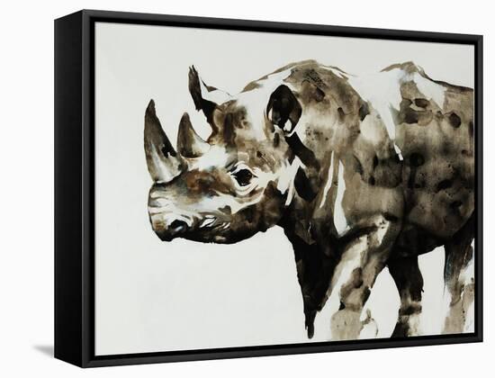 Safari Scenes II-Sydney Edmunds-Framed Stretched Canvas