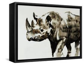 Safari Scenes II-Sydney Edmunds-Framed Stretched Canvas