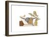 Safari Soak-Lisa Danielle-Framed Giclee Print