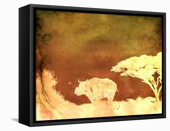 Safari Sunrise II-Pam Ilosky-Framed Stretched Canvas