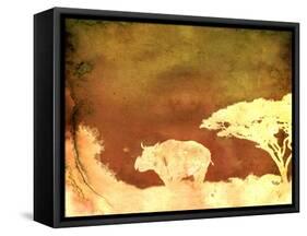 Safari Sunrise II-Pam Ilosky-Framed Stretched Canvas