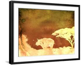 Safari Sunrise II-Pam Ilosky-Framed Art Print