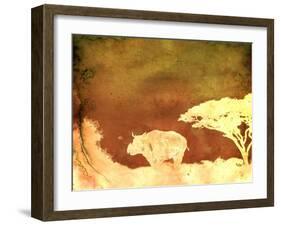 Safari Sunrise II-Pam Ilosky-Framed Art Print