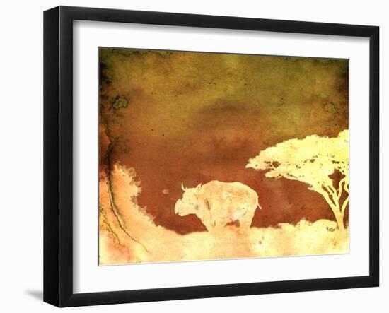 Safari Sunrise II-Pam Ilosky-Framed Art Print