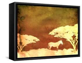 Safari Sunrise III-Pam Ilosky-Framed Stretched Canvas