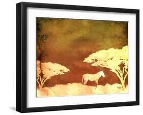 Safari Sunrise III-Pam Ilosky-Framed Art Print