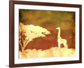 Safari Sunrise IV-Pam Ilosky-Framed Art Print