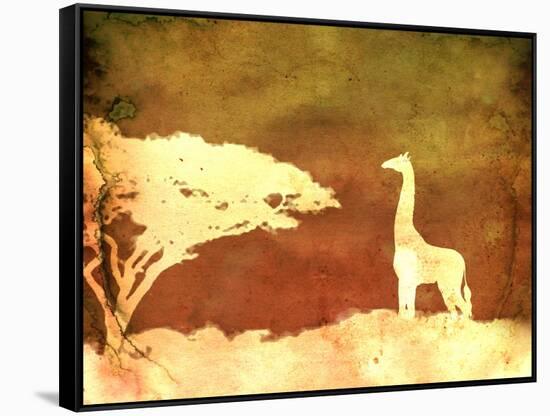 Safari Sunrise IV-Pam Ilosky-Framed Stretched Canvas