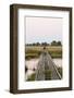 Safari Vehicle Crossing Bridge-Michele Westmorland-Framed Photographic Print