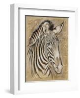 Safari Zebra-Chad Barrett-Framed Art Print