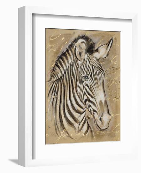 Safari Zebra-Chad Barrett-Framed Art Print