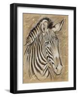 Safari Zebra-Chad Barrett-Framed Art Print