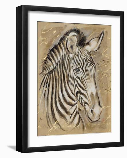 Safari Zebra-Chad Barrett-Framed Art Print