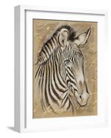 Safari Zebra-Chad Barrett-Framed Art Print