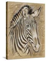 Safari Zebra-Chad Barrett-Stretched Canvas