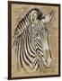 Safari Zebra-Chad Barrett-Framed Art Print