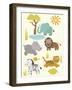 Safari Zoo-Rachel Gresham-Framed Giclee Print