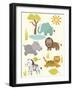 Safari Zoo-Rachel Gresham-Framed Giclee Print