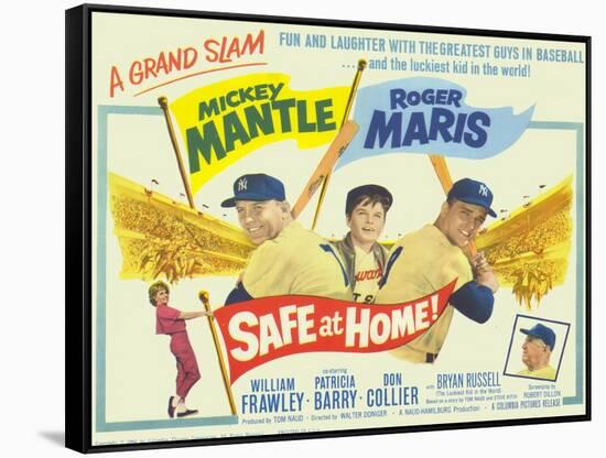 Safe At Home, 1962-null-Framed Stretched Canvas