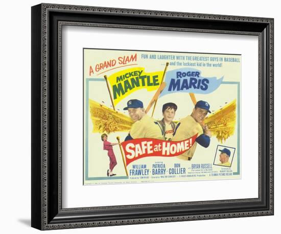 Safe At Home, 1962-null-Framed Art Print