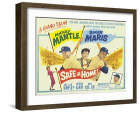 Safe At Home, 1962-null-Framed Art Print