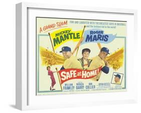 Safe At Home, 1962-null-Framed Art Print