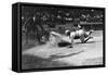 Safe at Home Plate-null-Framed Stretched Canvas