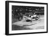 Safe at Home Plate-null-Framed Art Print