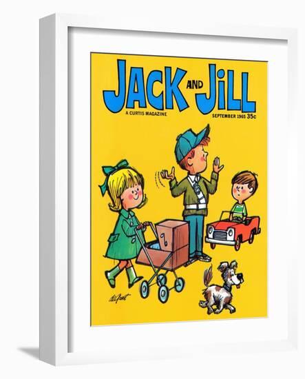 Safe Crossing - Jack and Jill, September 1965-Lee de Groot-Framed Giclee Print