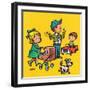 Safe Crossing - Jack & Jill-Lee de Groot-Framed Giclee Print