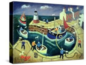 Safe Harbour, Brittany-William Cooper-Stretched Canvas
