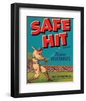 Safe Hit Brand Texas Vegetables-null-Framed Premium Giclee Print