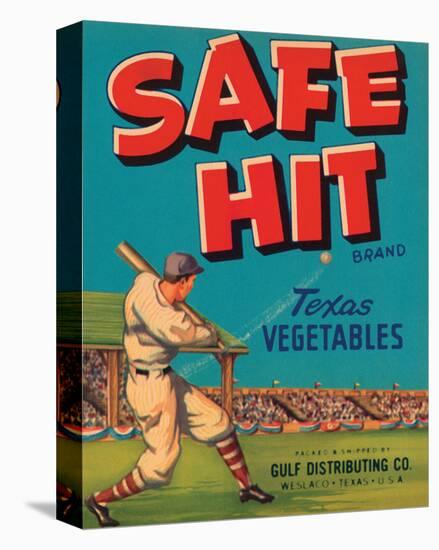 Safe Hit Brand Texas Vegetables-null-Stretched Canvas