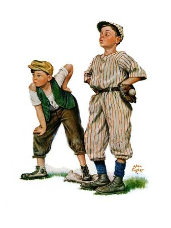 '"Safe on Base,"May 28, 1927' Giclee Print - Alan Foster ...