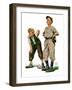 "Safe on Base,"May 28, 1927-Alan Foster-Framed Giclee Print