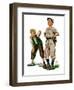 "Safe on Base,"May 28, 1927-Alan Foster-Framed Premium Giclee Print