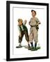 "Safe on Base,"May 28, 1927-Alan Foster-Framed Giclee Print