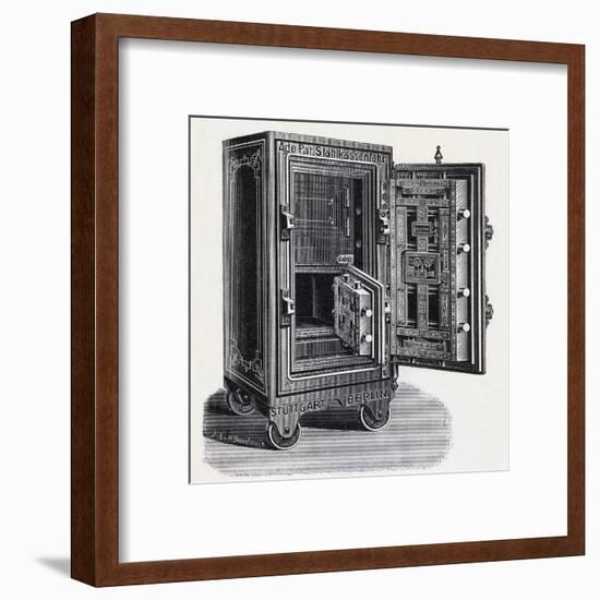 Safe on Wheels C1900-null-Framed Art Print