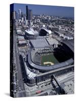 Safeco and Qwest Fields, Seattle, Washington, USA-William Sutton-Stretched Canvas